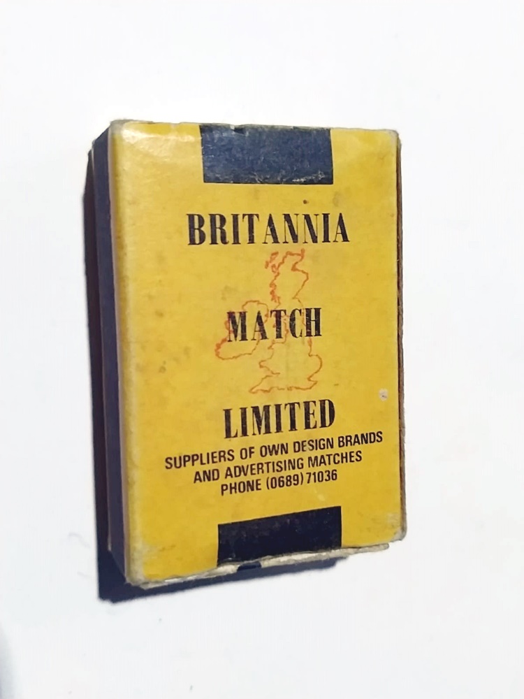 The Concord safety match kibrit  Britannia match limited