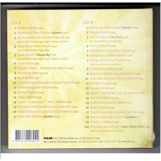 Aşk Türk Sanat  Müziği Cd 2 CD ve Kitap