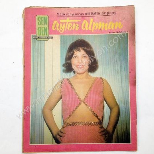 Ayten ALPMAN, kapaklı, Sen Ben dergisi, 14 Temmuz 1964, Sayı: 119 - Kitap