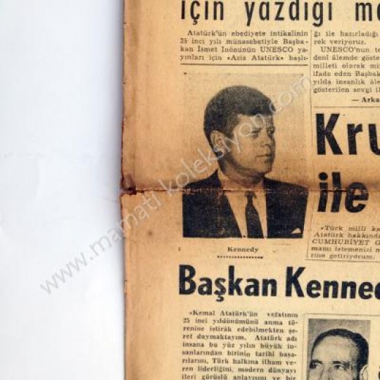 Cumhuriyet gazetesi, 10 Kasım 1963 10 Kasım gazeteleri - Efemera