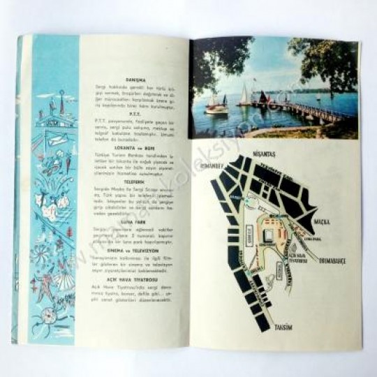 Türkiye Milli Sanayi sergisi, 1958, broşür - Efemera