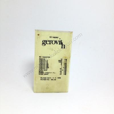 Gerovit ilaç kutusu İlaç Şişe ve Kutuları İlsan İlaç sanayii