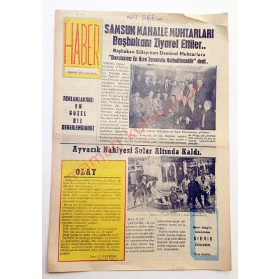 Samsun Haber gazetesi, 12 Mayıs 1975 - Efemera