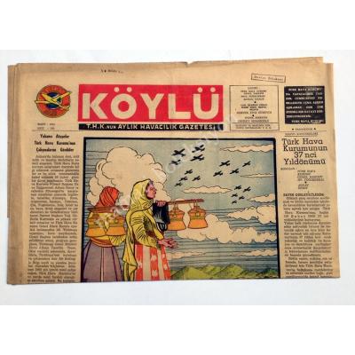 Türk Hava Kurumu Köylü gazetesi, Mart 1962 - Efemera