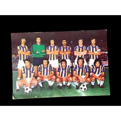 Fenerbahçe Futbol Takımı 1970'ler - Kartpostal
